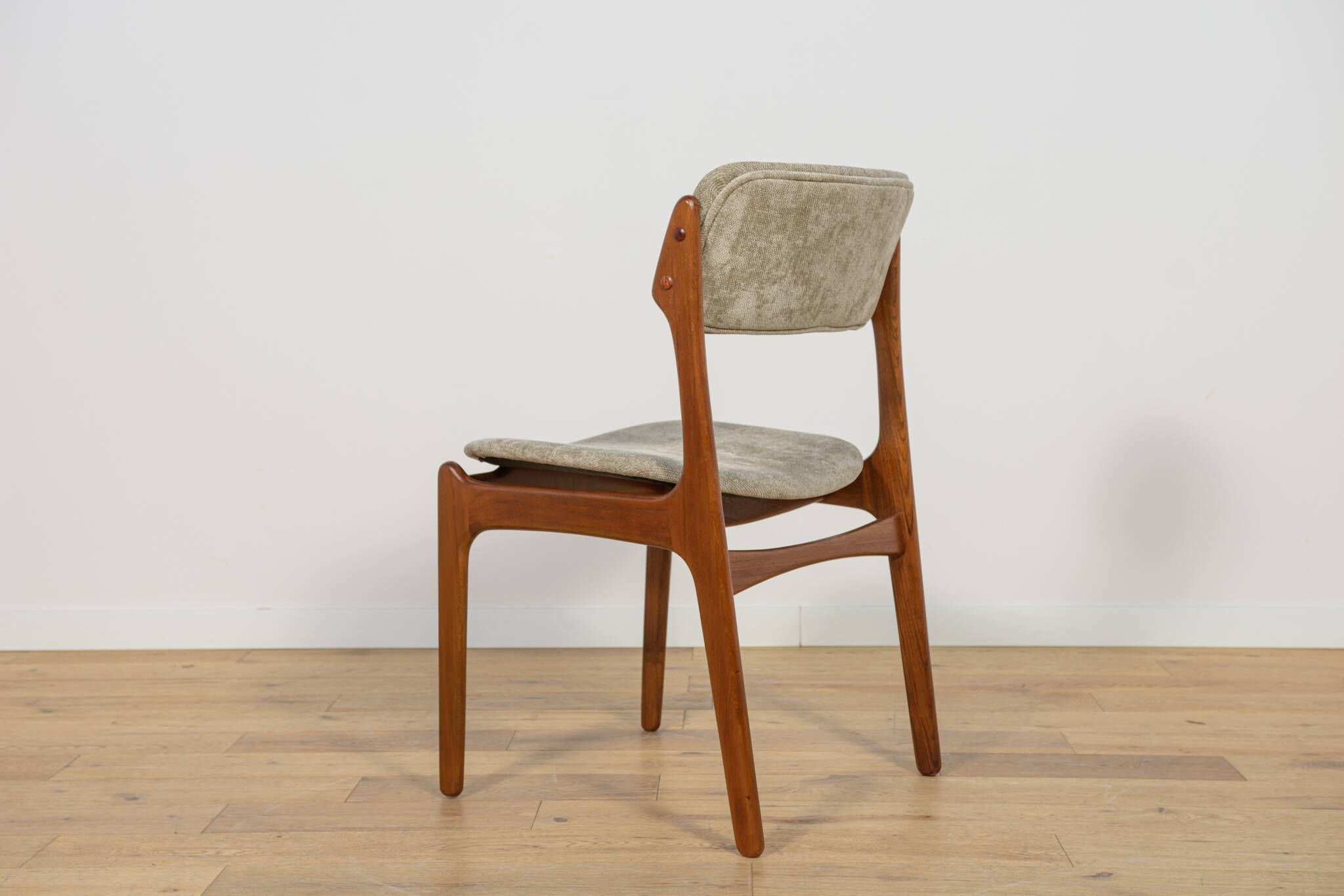 Mid-Century Model 49 Dining Chairs in Teak by Erik Buch for Odense Machine Gunning, 1960s, Set of 4