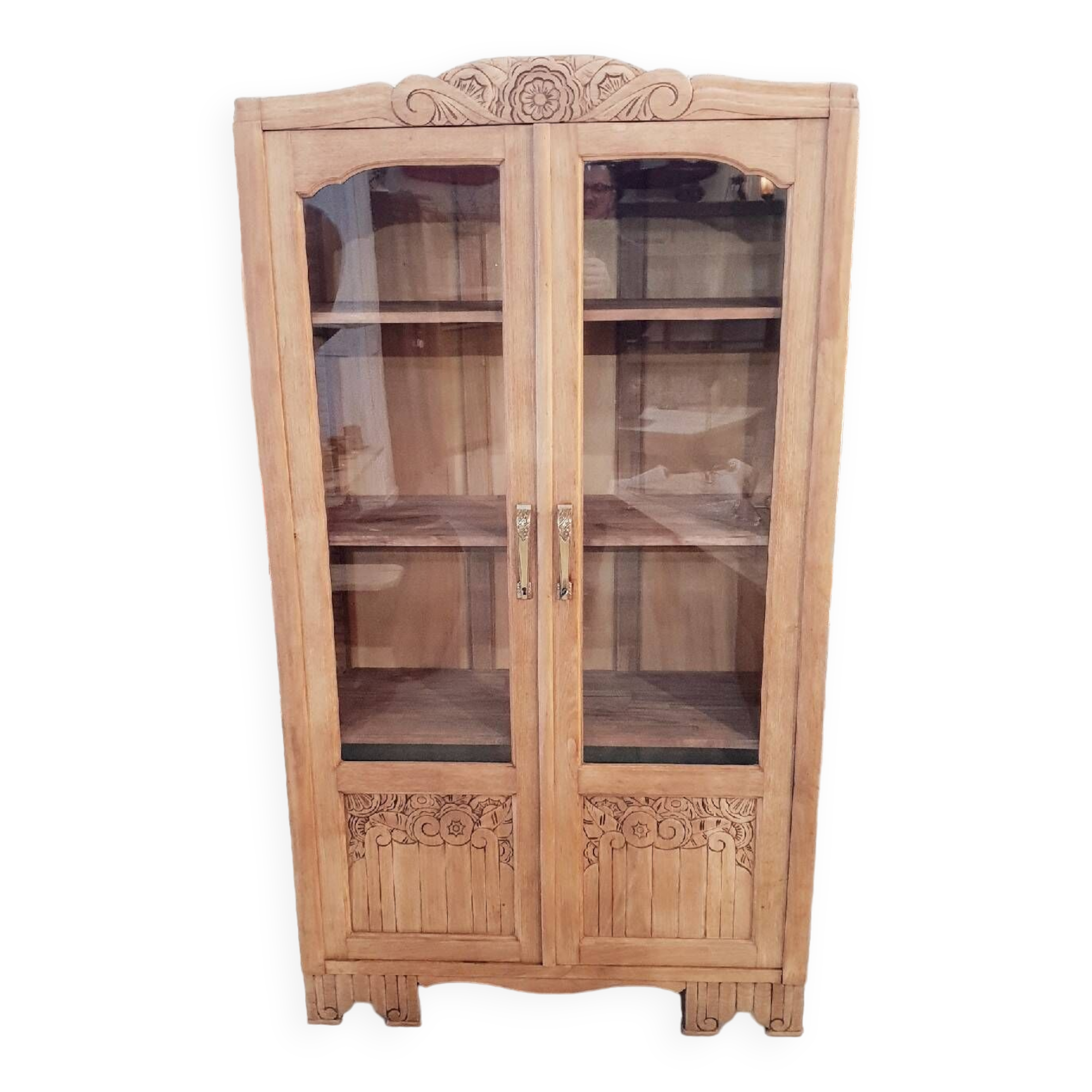 Old art-deco display case