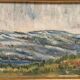 Mid Century Oil On Canvas Landscape By Unknown Artist Vintage & Framed – 33 × 22 Cm