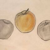 Illustration "Three apples"