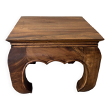 Table basse en bois vernis