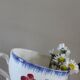 Tasse Mary Lou Fleurs bleu rouge jaune Digoin