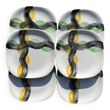 Lunéville - set of 6 dessert plates