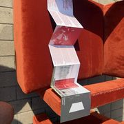 1x Cassina Utrecht chair Terracotta velvet in as new condition!!