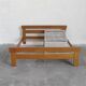 160cm bed in solid elm, 1980