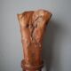 Large contemporary design handcrafted wooden vase