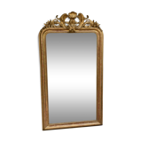 Antique mirror gilded with gold leaf (153x83)