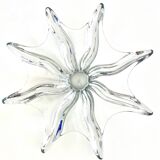 Coupe en cristal signée par art vannes 1950-1970
