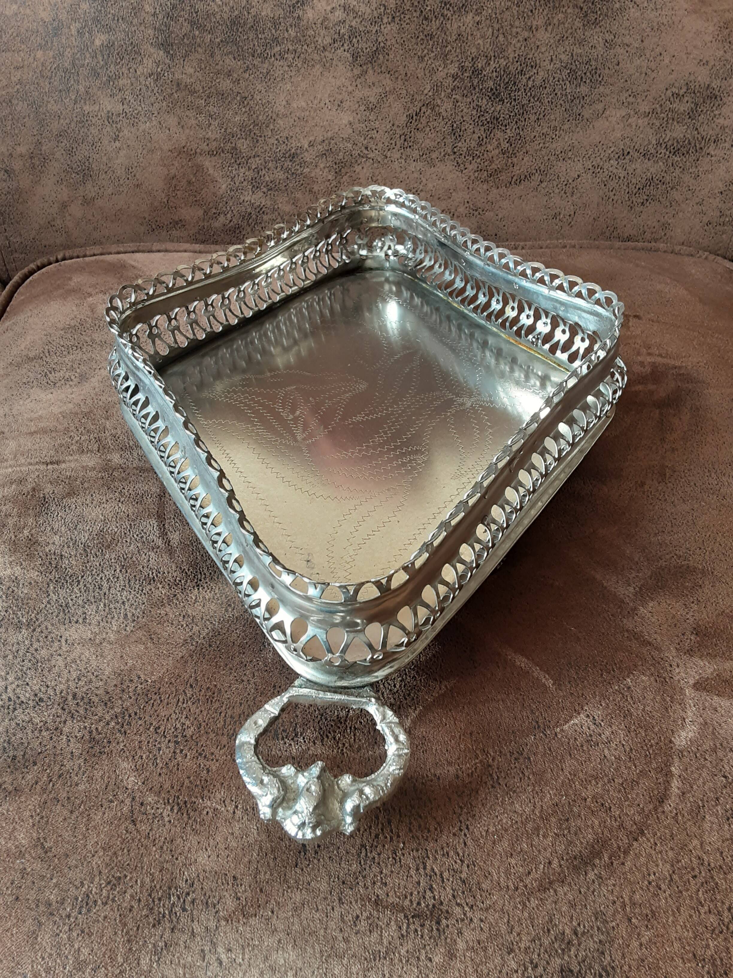 Vintage metal tray
