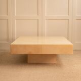 Table basse parchemin - 1970s