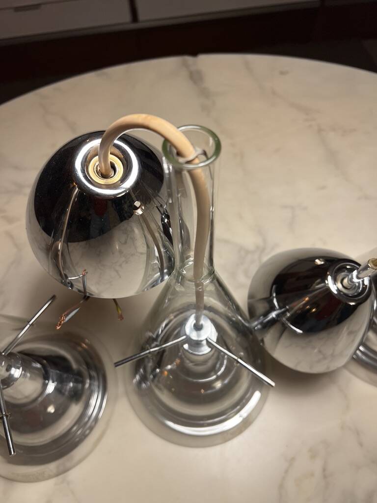 Flute Pendant Lamps 1st Edition Franco Raggi by Fontana Arte 1999