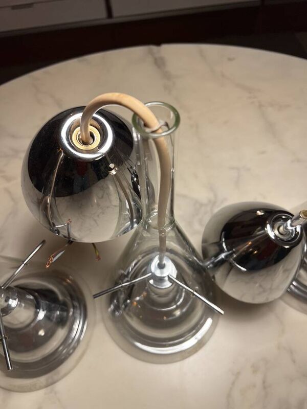 Suspensions Flute 1ière Edition Franco Raggi par Fontana Arte 1999