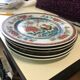 Set of 5 hand-painted dessert plates