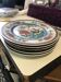 Set of 5 hand-painted dessert plates