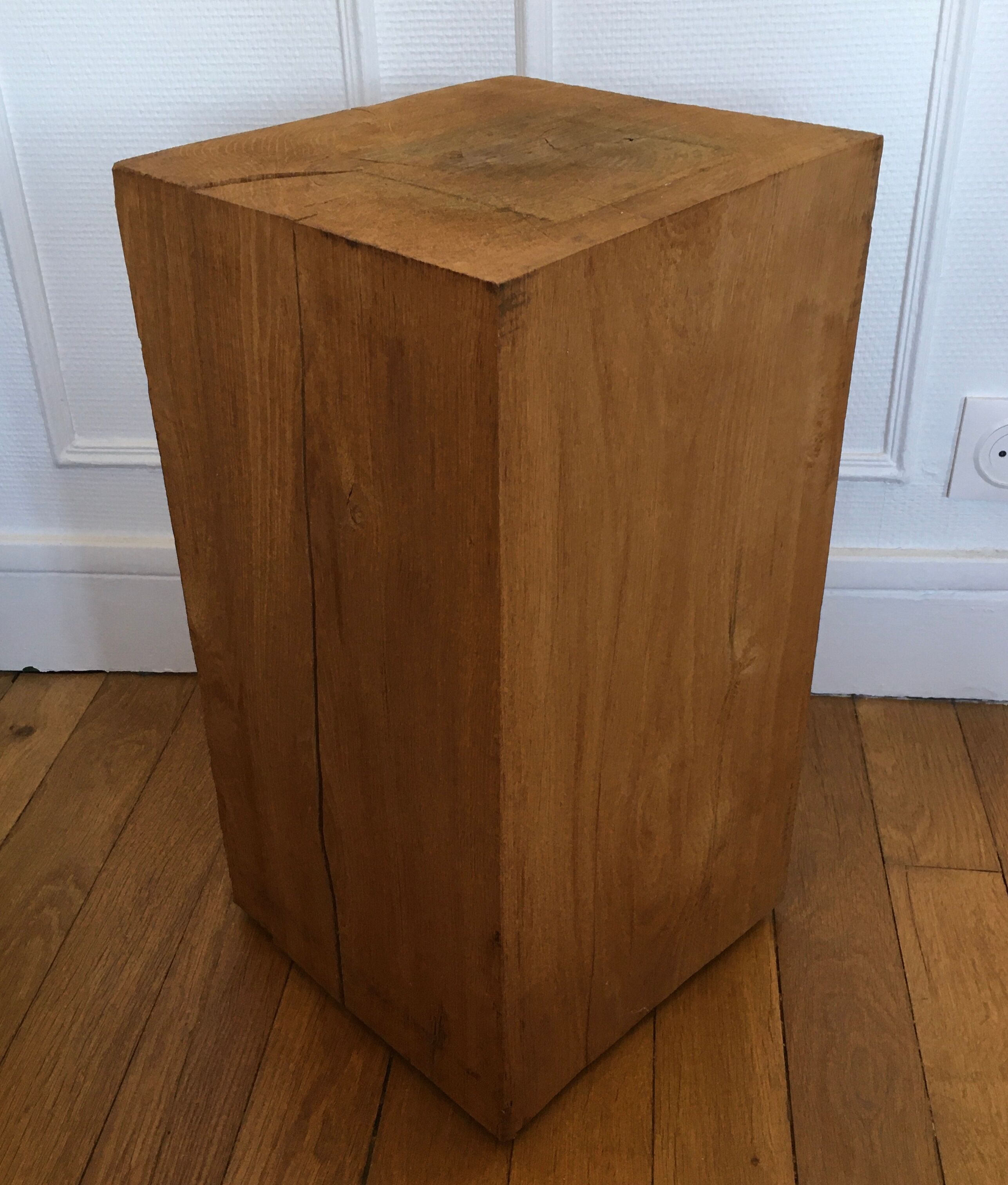 Merlin solid oak sofa end