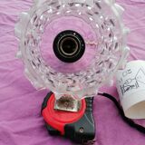 Vintage bubble glass pendant lamp