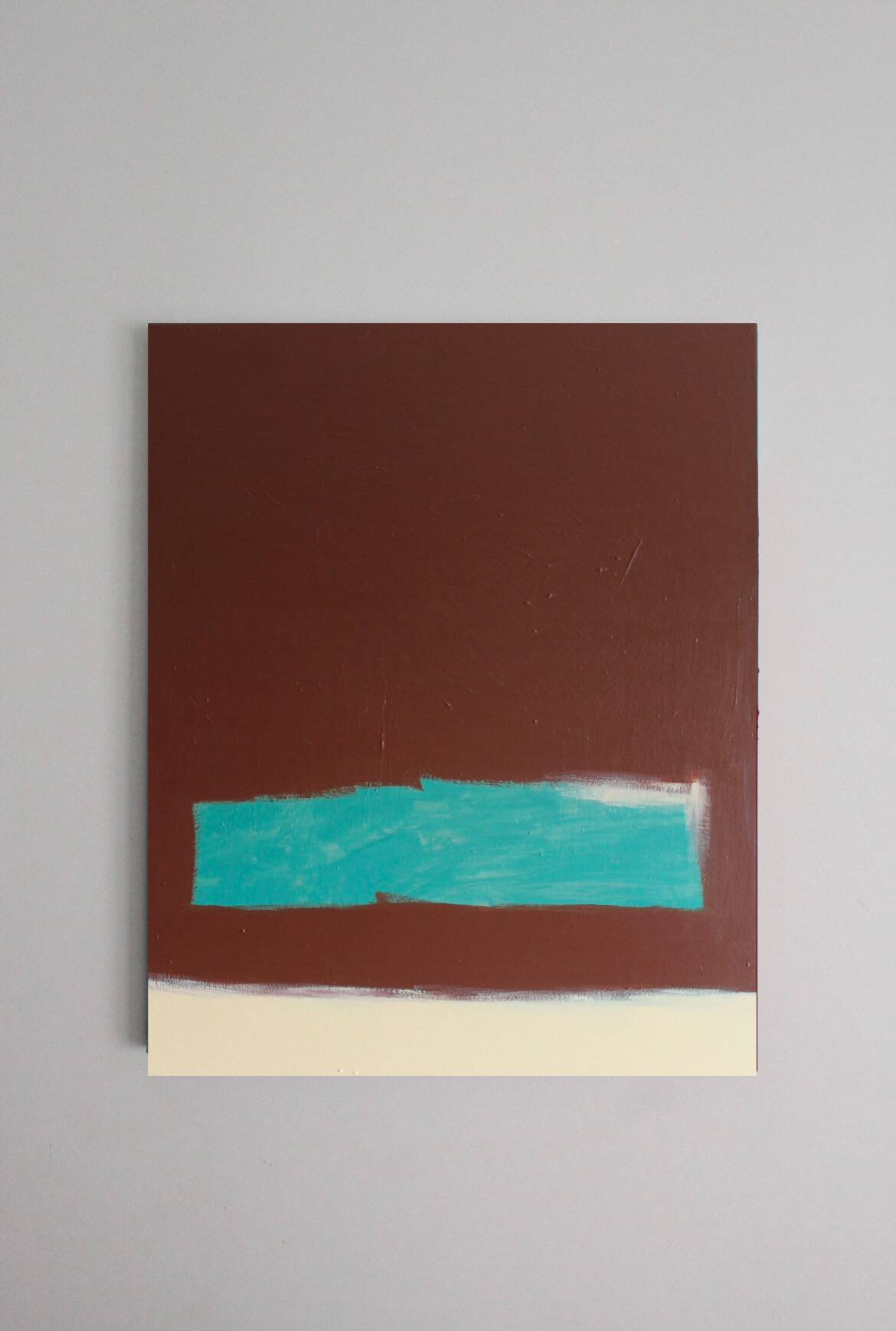 Minimalist abstract painting "garden thoughts"