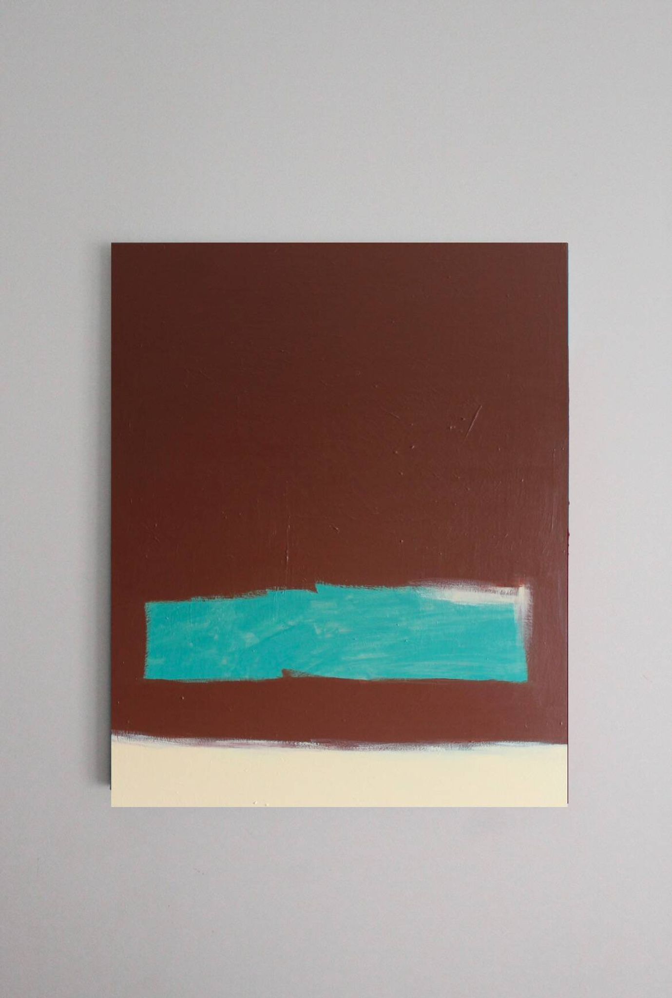 Peinture abstraite minimaliste "garden thoughts"