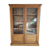 Large antique oak administration cabinet