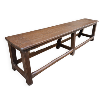 Old Burmese teak bench
