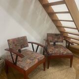 Paire de  fauteuils Baumann