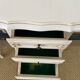 Pair of antique Louis XV style bedside tables, 3 drawers