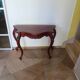 Console with curved legs - mahogany - Louis XV style - carved wood