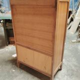 Vintage display cabinet with 2 drawers