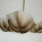 Lustre Murano en forme de coquillage