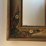 Former mirror wooden gold 78x70cm