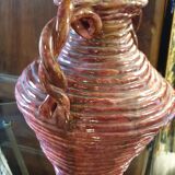 Artisanal pottery vase