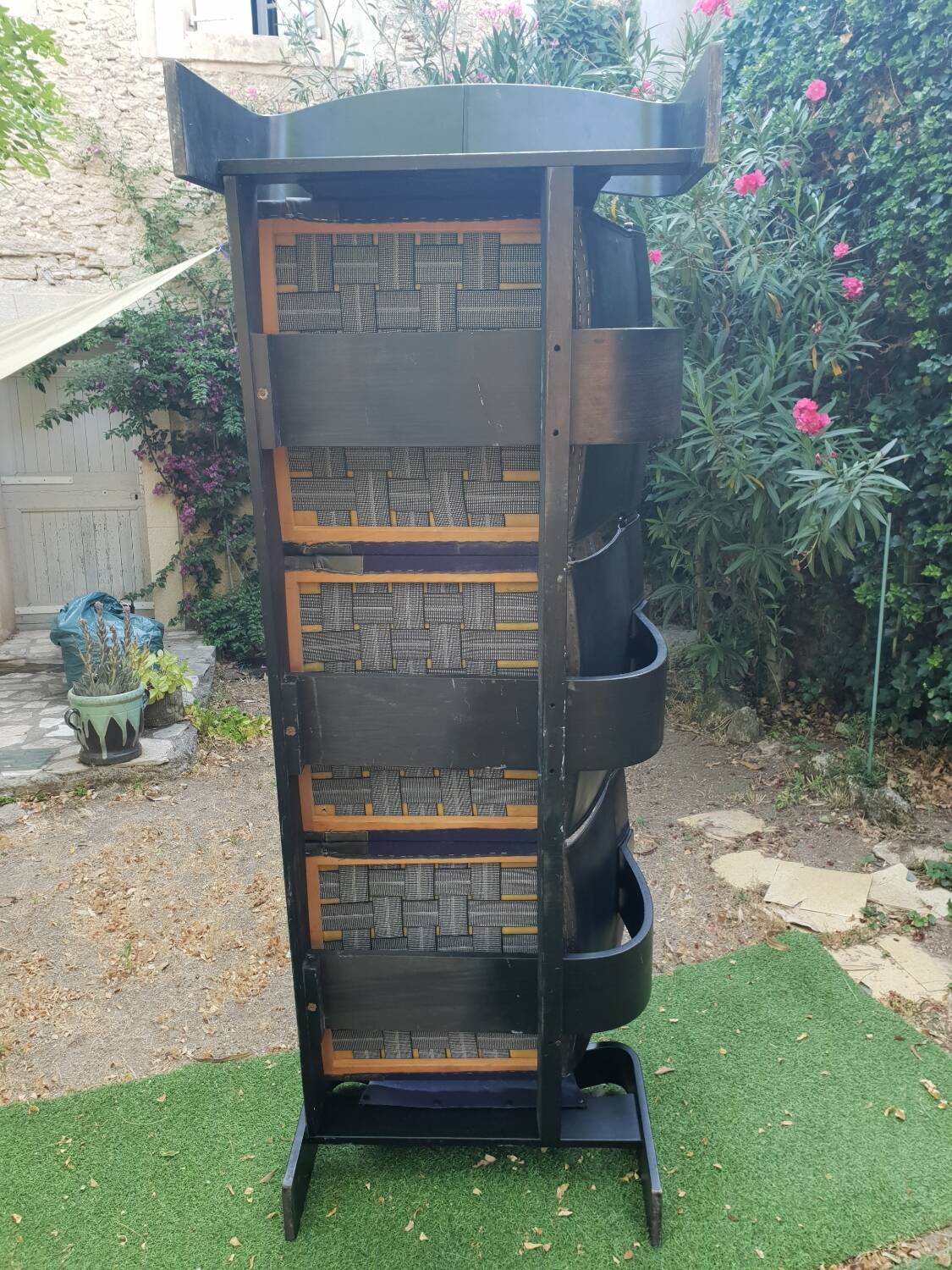 3 seater leather sofa 1970