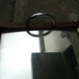 1950s wooden and mirror plateau