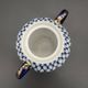 Lomonosov porcelain sugar bowl LFZ – Cobalt net pattern – Russia,