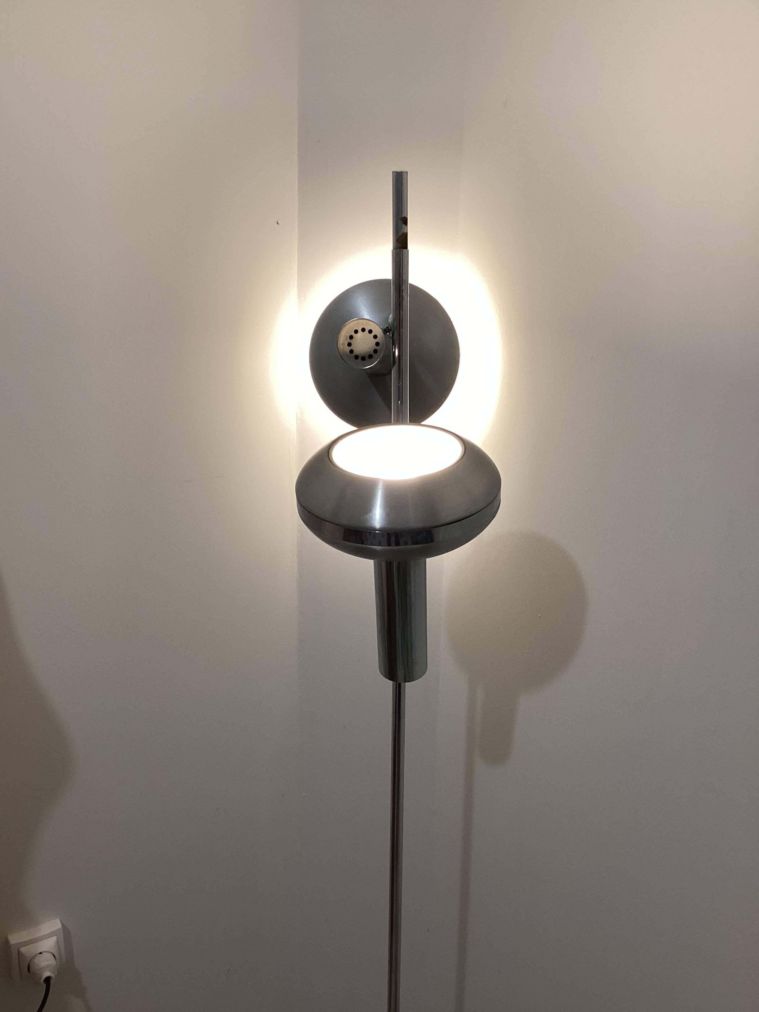 Vintage floor lamp 1970, signed OMI