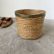 Rattan basket 1970, Italy