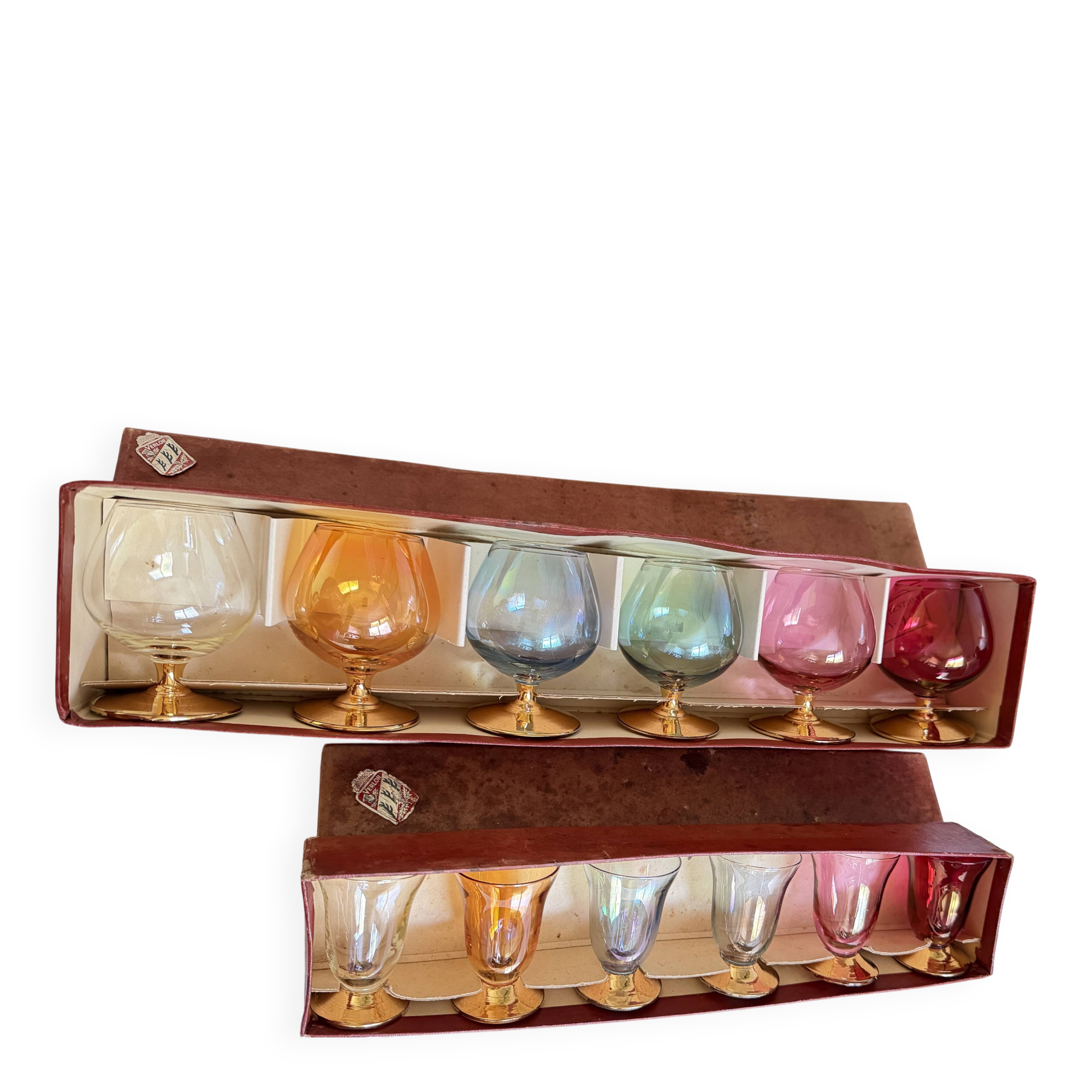 Cognac and liqueur glasses