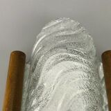 Wall lamp ice glass space age design