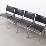 Set of 4 chairs SE06 Martin Visser for 't Spectrum 1967