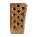 Brutalist-style stone lamp circa 1970