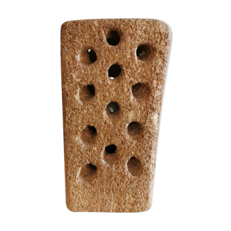 Brutalist-style stone lamp circa 1970