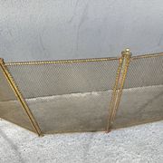 Ancien pare feu de cheminée XIXème siècle, pare étincelles Napoléon III