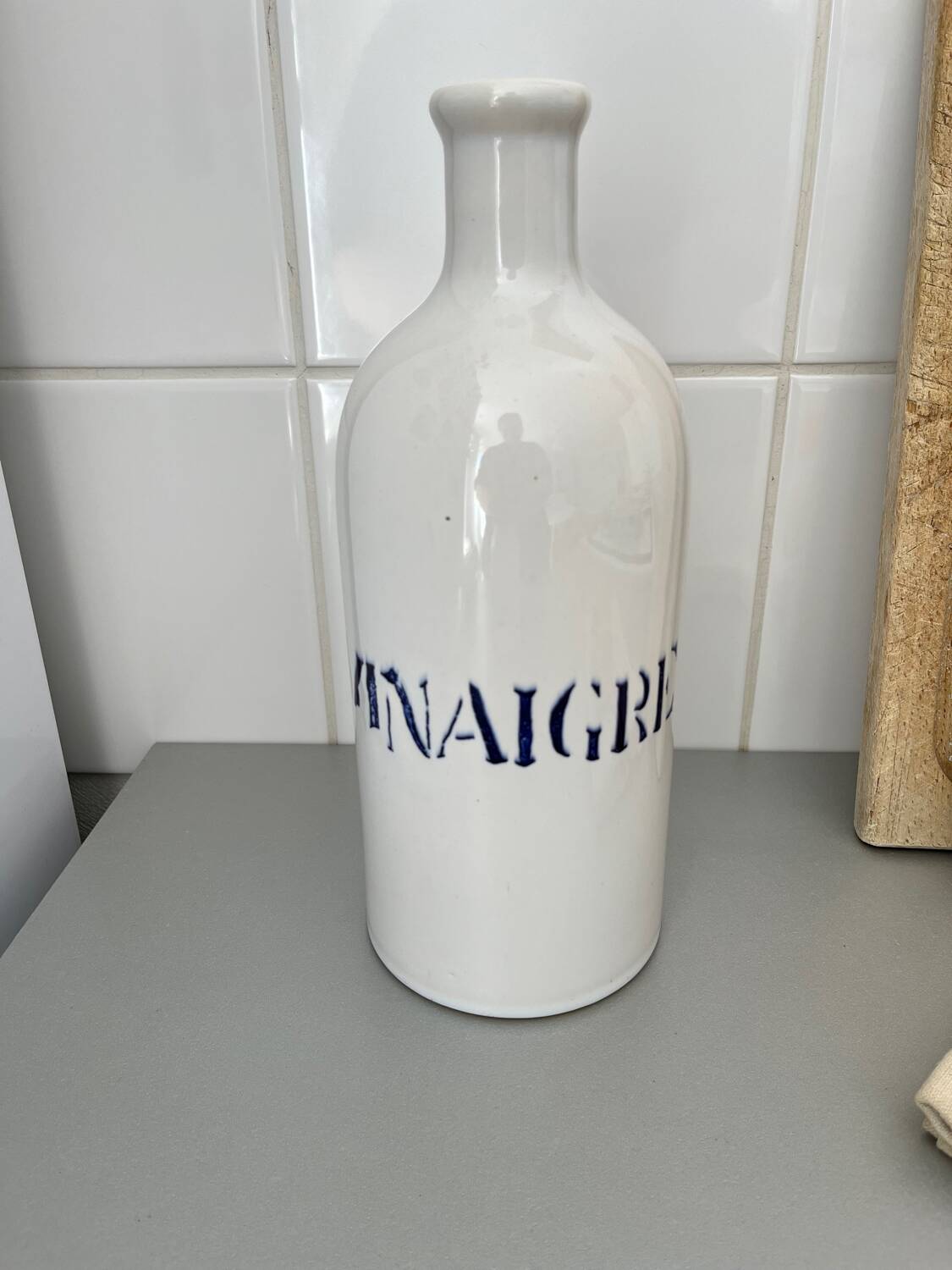 Bouteille « vinaigre » céramique Charolles