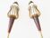 Lunel House: 1950 pair brass & resin vintage 50's wall lights