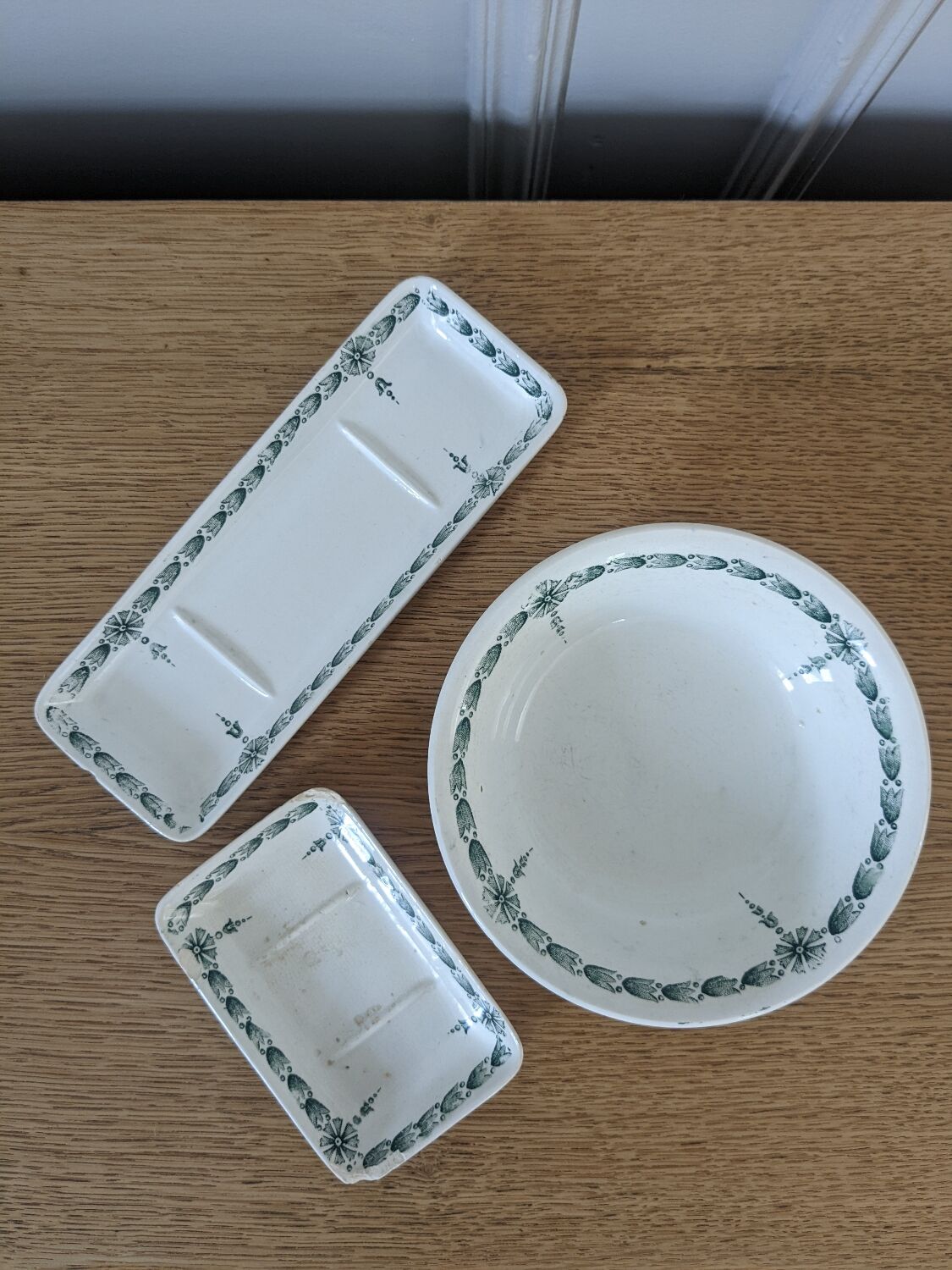 Toilet set Sarreguemines Digoin