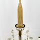 Crystal Glass Chandelier by Vereinigte Werkstätten Collection