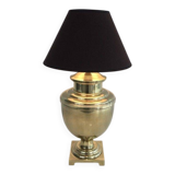 Neoclassical style brass baluster lamp