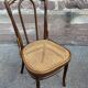 Set of 6 mismatched Viennese bistro restaurant chairs from the 1920s