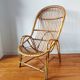 Rattan armchair 1950/60