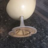 3 foot Tulip faux leather chairs.